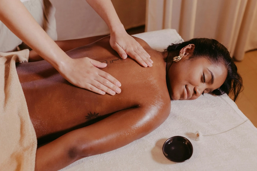 Luxury spa massage therapy at Symphony Bali Spa Madurai